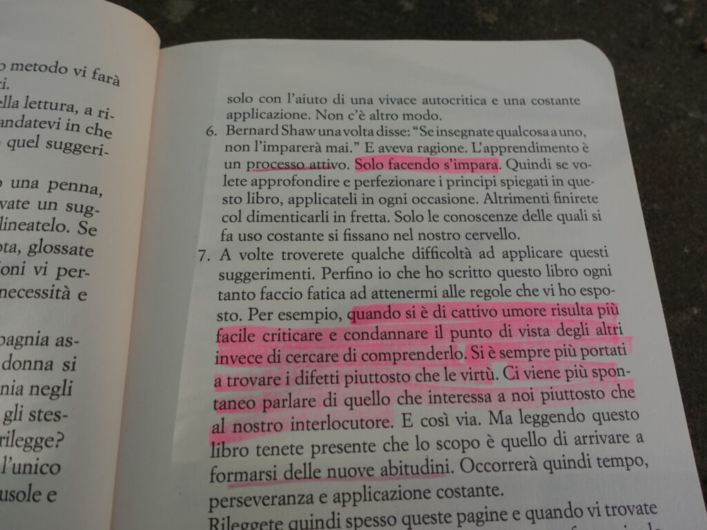 seconda frase da come trattare gli altri e farseli amici