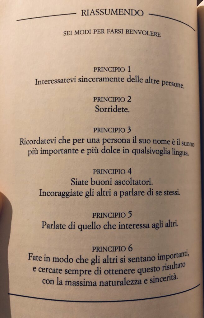 PARTE 2 DI COME TRATTARE GLI ALTRI E FARSELI AMICI